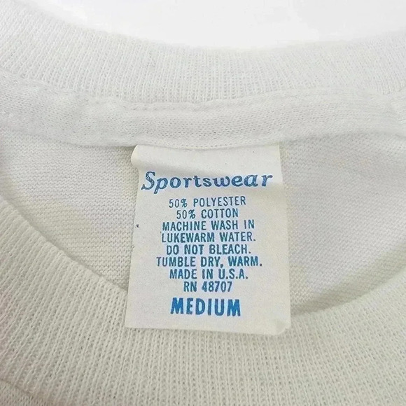 Vintage 80s Holley Equipped Single-Stitch Tee Shirt - M - Picture 4 of 5